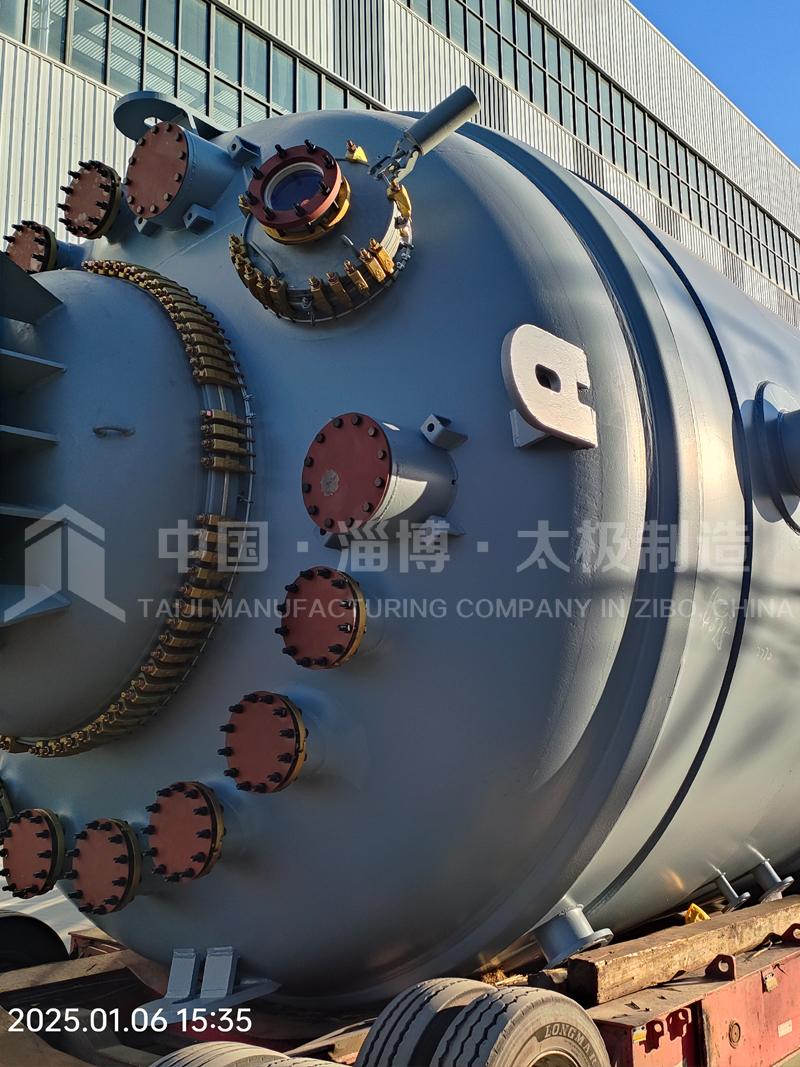 8 萬升閉式反應釜發車！太極制造刷新大型設備交付紀錄
