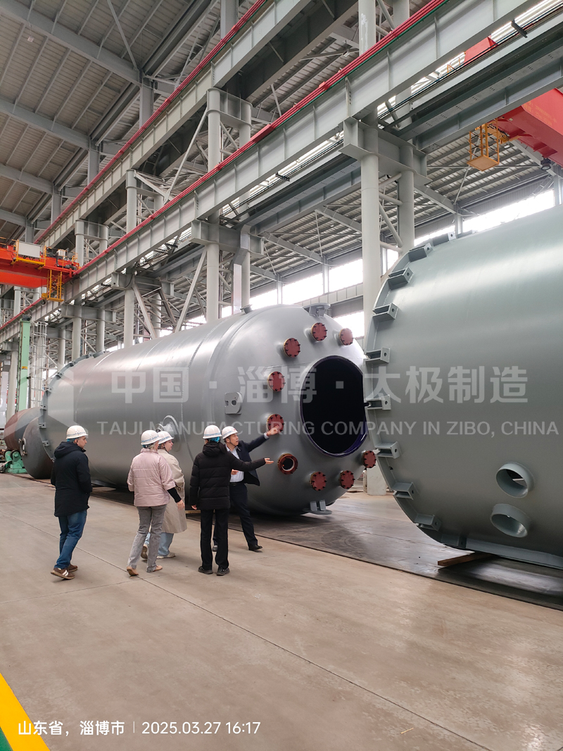 太極搪玻璃設備高分通過國外客戶嚴苛檢驗